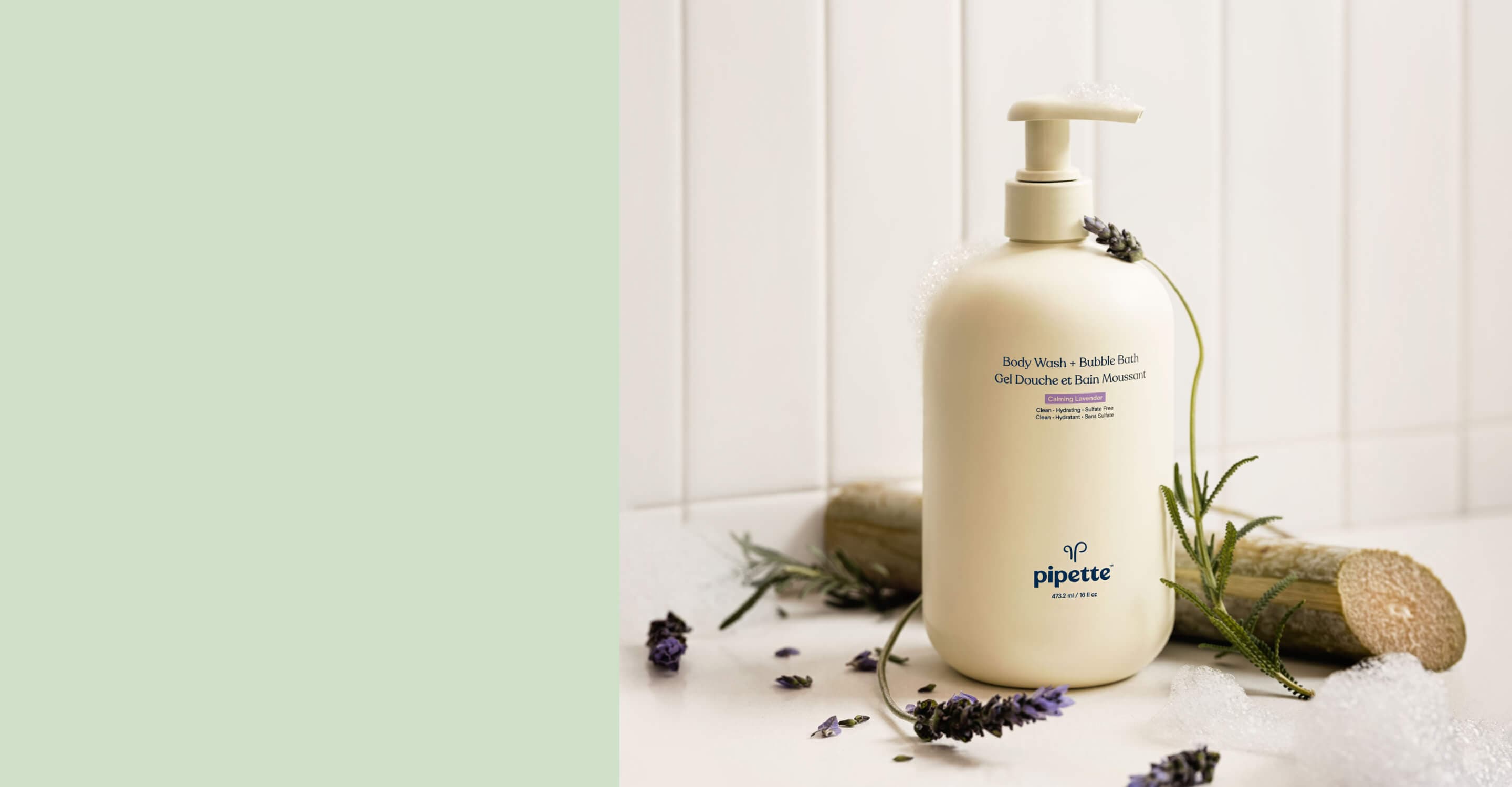 Kids Bubble Bath in Lavender Still Life