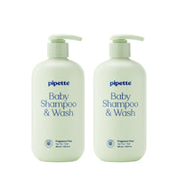 Fragrance-Free Baby Shampoo + Wash Duo