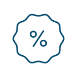 Percentage icon.