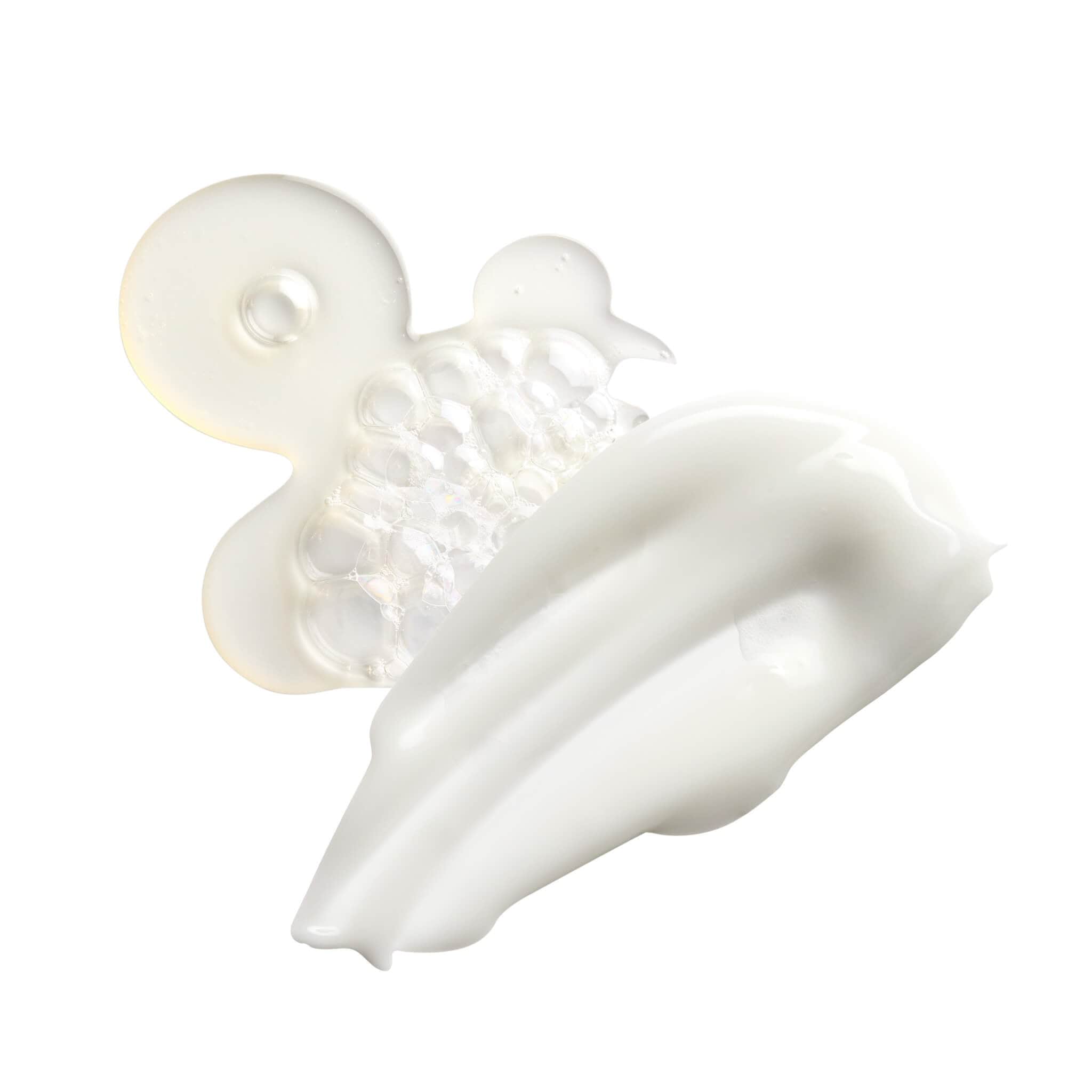 Baby Shampoo Bubbly Texture, Baby Lotion White Texture