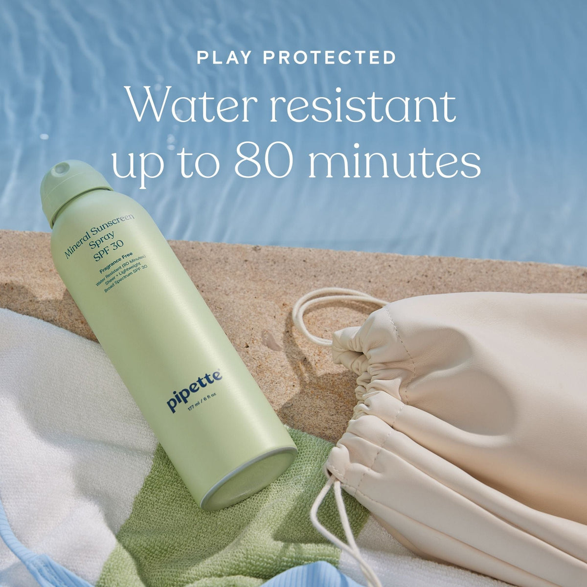 SPF 30 Mineral Sunscreen Spray | Pipette