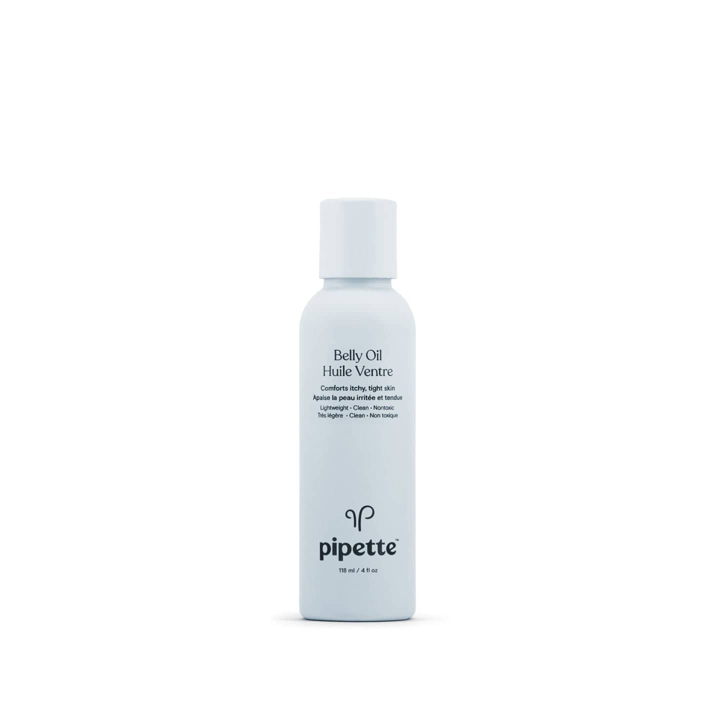 belly oil by pipette baby