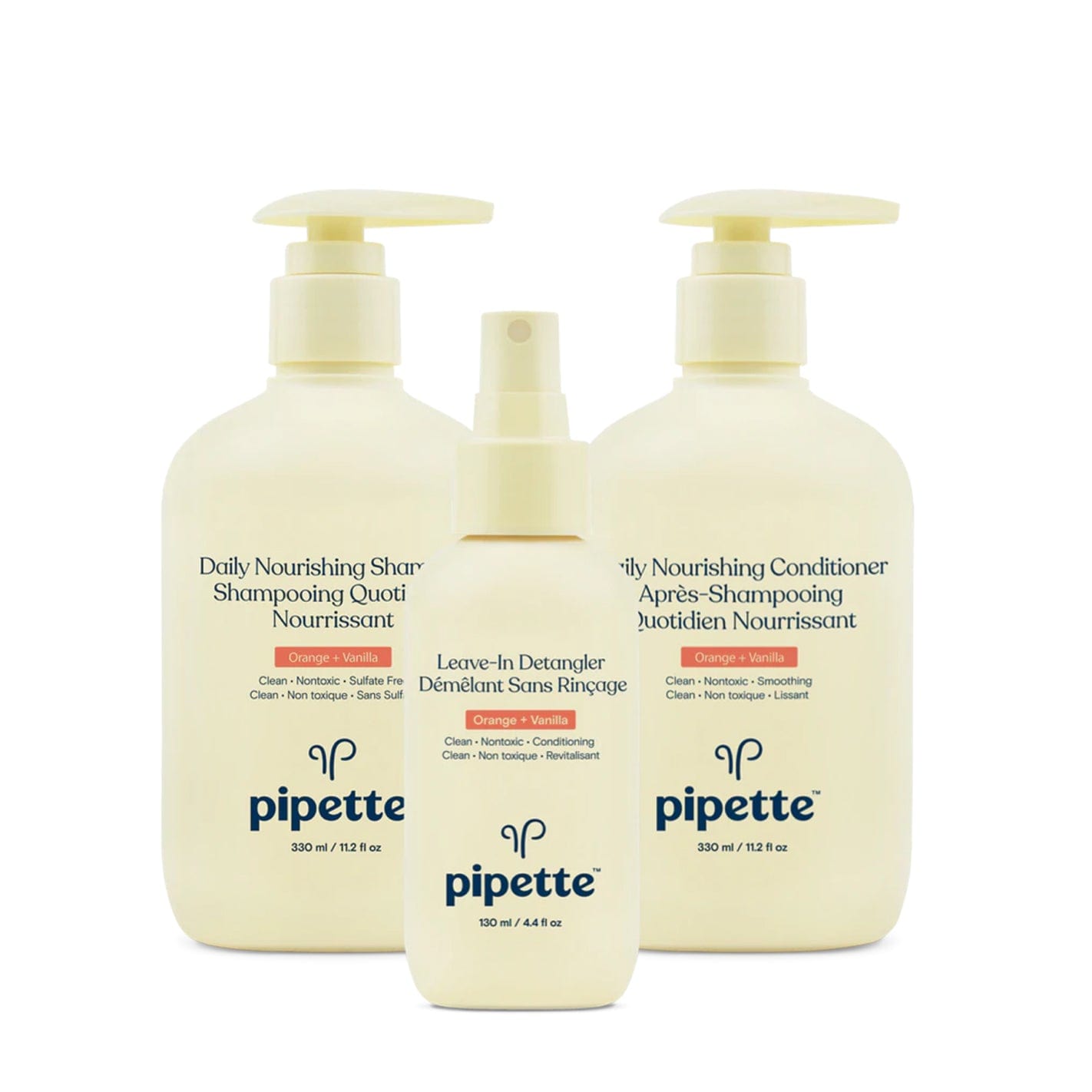 kids hair care trio by pipette baby