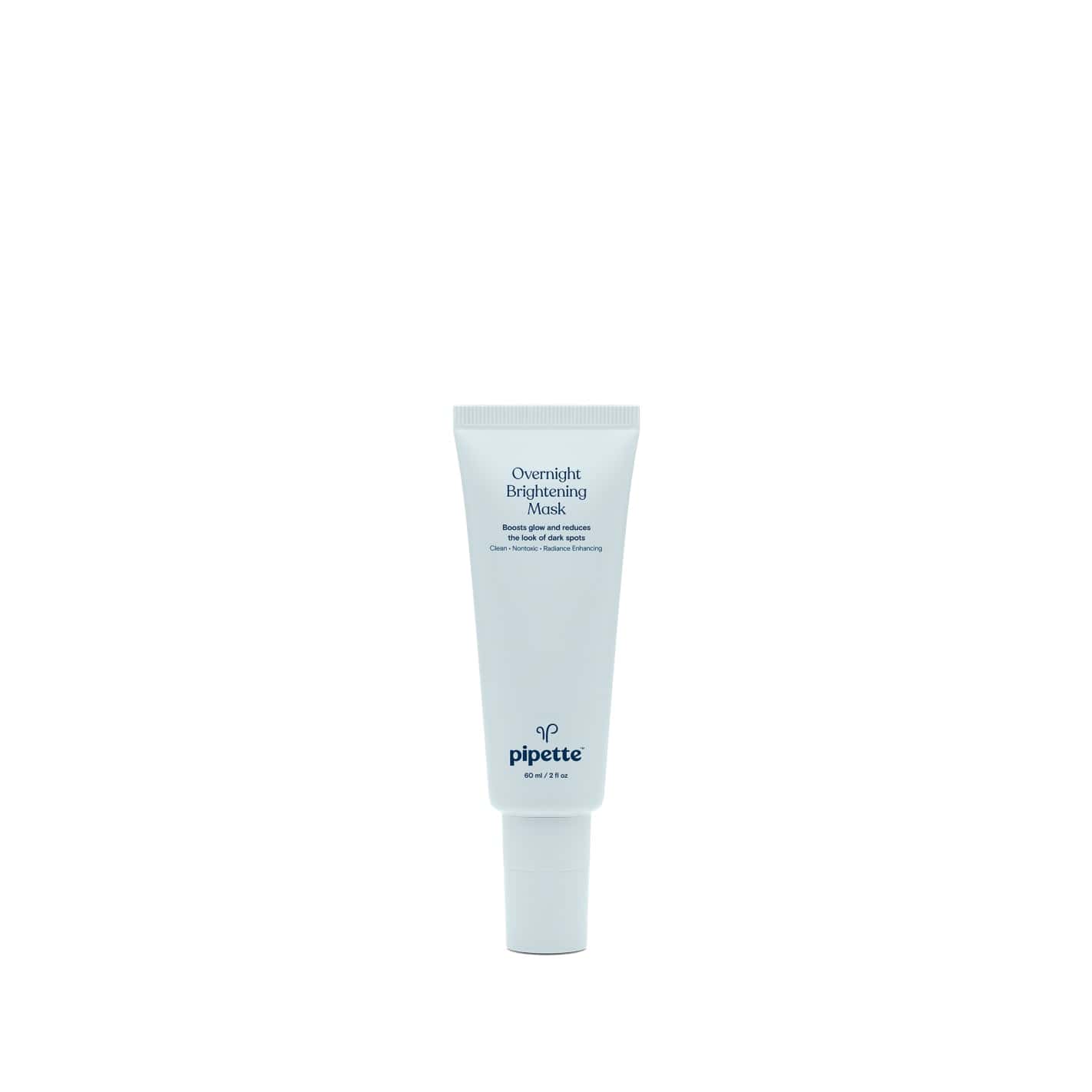 overnight brightening mask product by pipette baby